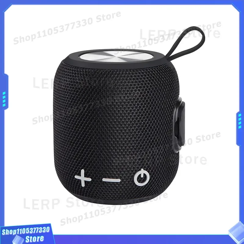 Portable Wireless Speaker Waterproof Fabric Outdoor Music Player Compact Sound System for Travel Camping Hiking Party Use