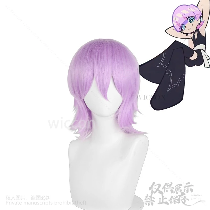 New PANTY & STOCKING With GARTERBELT 코스프레 Polyester Polyurethane Costume Sexy Boy Jumpsuit Black White Uniform Wig Customized