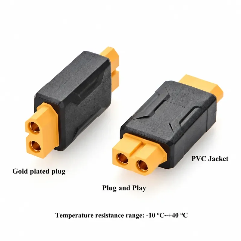 XT60 Female to Female Connector No Wire Adapter XT60 Converter Plugs for RC FPV Toy Car Plane Drone LiPo Battery