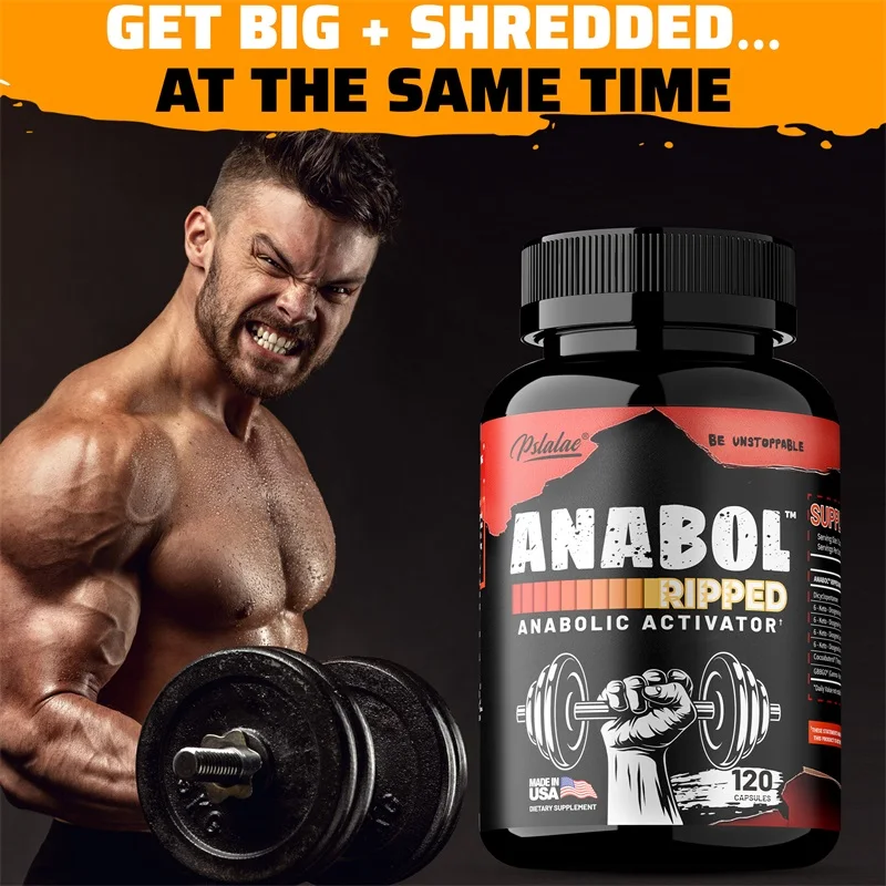 Muscle Builder Capsules - Helps Improve Workout Performance, Muscle Growth and Strengthening, Physical Fitness