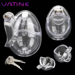 With Thorn Ring Penis Cage Egg Shape Scrotum Ball Stretcher Cock Rings Sex Toys For Men Male Chastity Cage Lock Devices