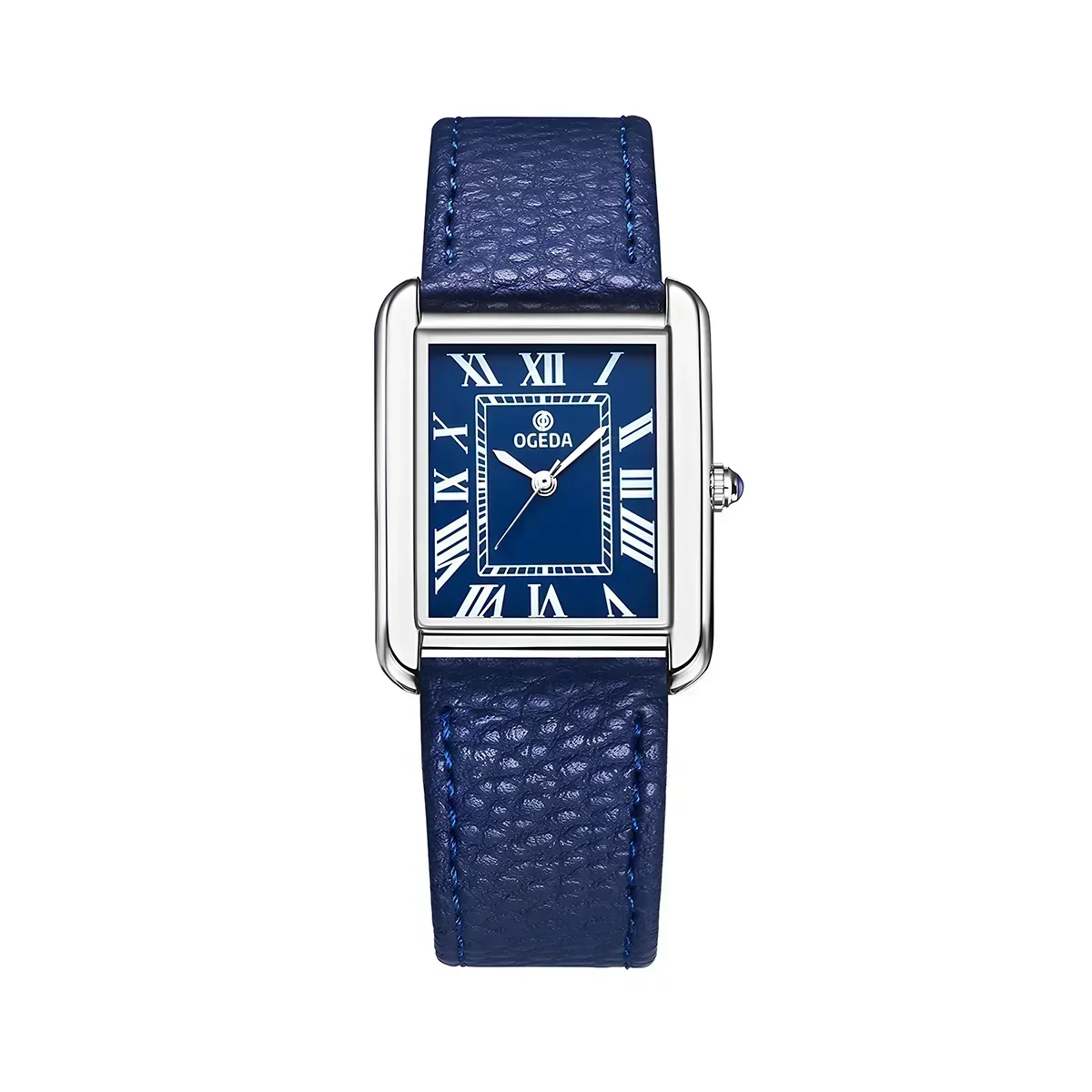 OGEDA 2025 New Men's Quartz Watch Square Alloy Waterproof 3Bar Mineral Glass Sports and Leisure Reloj Hombre Watch