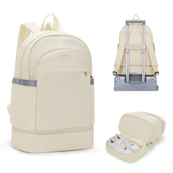 Gym Backpack,Travel Backpack for Women,Workout Sport Bag with Shoes Compartment,Casual Weekender Carry On Bags for Yoga Outdoor