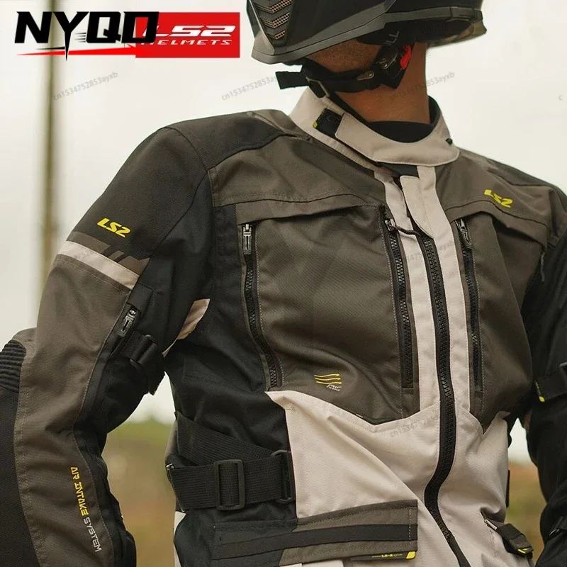 

CE Certified Original LS2 MJ128 NORWAY Motorcycle Riding Suit Men Motorcycle Waterproof Jacket mj128 All Seasons