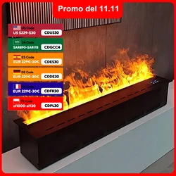 Nebbia 3D led atomizzazione fiamma nebbia d'acqua elettrica con telecomando caminetti elettrici simulazione fiamma vapore acqueo camino