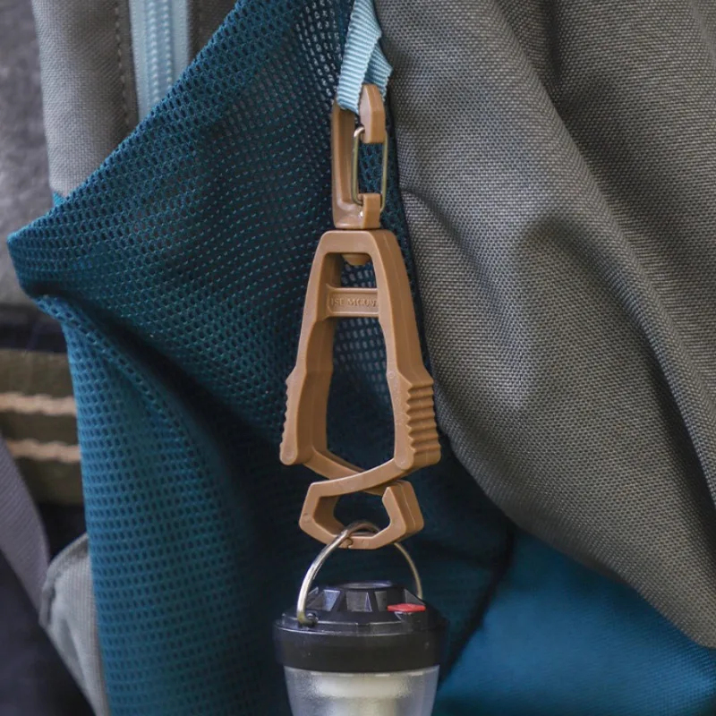 Outdoor Glove Clip Hanger Multi-purpose Anti-drop Hook Clip Holder Plastic Protective Work Gloves Safety Clamp Camping Tools