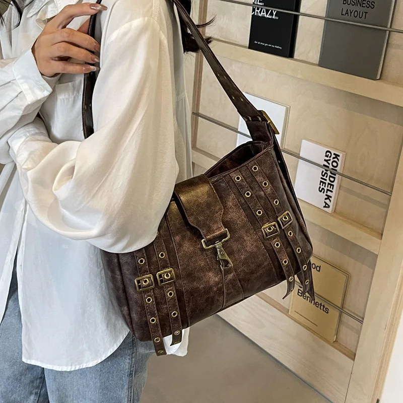 

Fashionable Genuine Leather Women's Shoulder Underarm Bag 2024 Luxury Designer Women's Soft Small Bag Women's Tote Bag Handbag