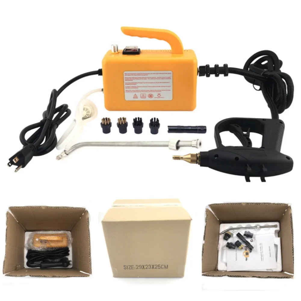 เครื่องทําความสะอาดไอน้ํา 2600W เครื่องดูดควันในครัวอุณหภูมิสูงพร้อม 115 °   เครื่องปรับอากาศที่มีประสิทธิภาพสําหรับเครื่องใช้ในครัวเรือน