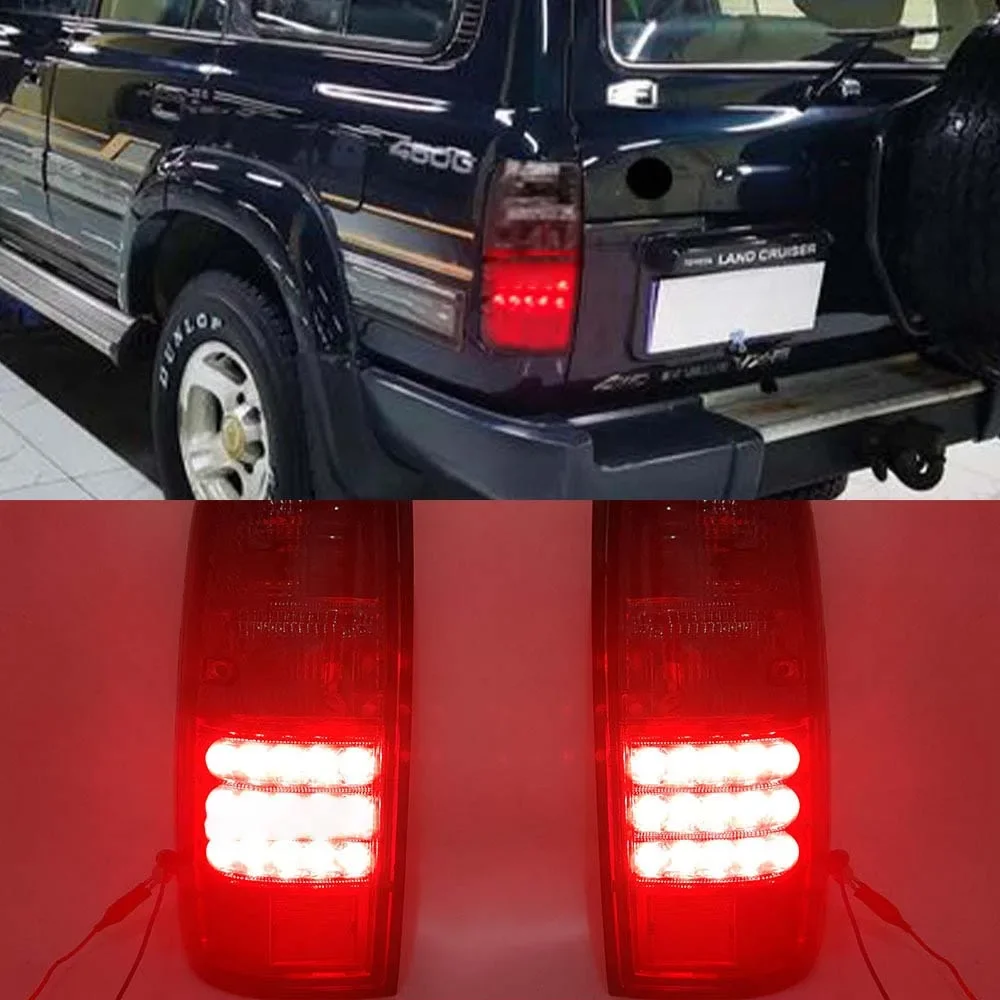 LED Rear stop Tail Light Brake light for Toyota Land Cruiser LC80 FJ80 4500 Overlord Brake lightr 1991 1992 1993 1994 1995 -1997