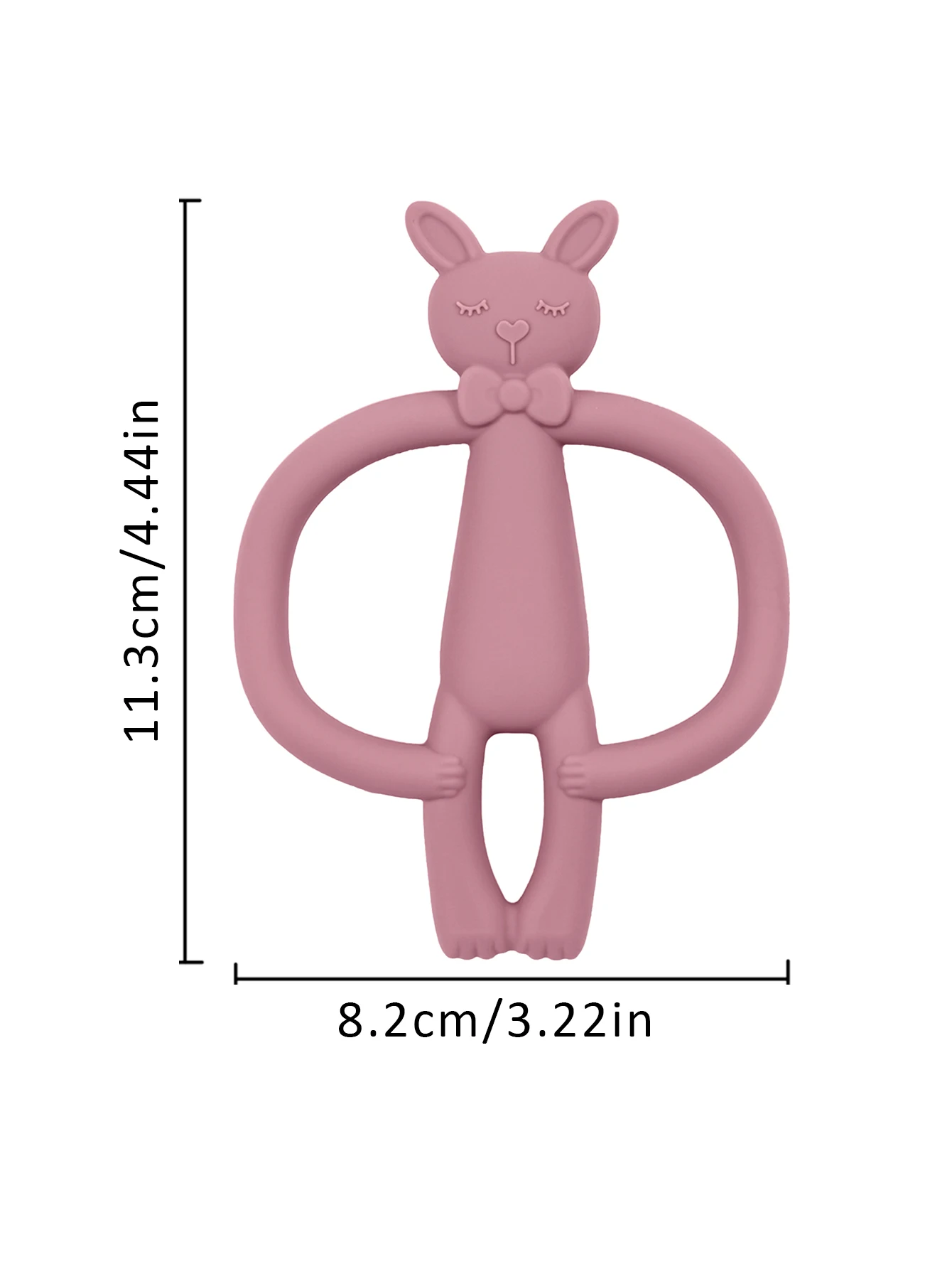 Silicone Rabbit Teether for Babies 4