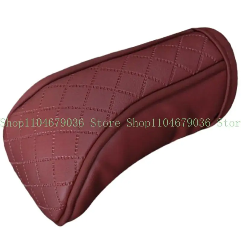 652F Stylish Leather Gear Shifts Knob Cover Gear Shifts Knob Protections General Breathable Accessory for Vehicle Interiors