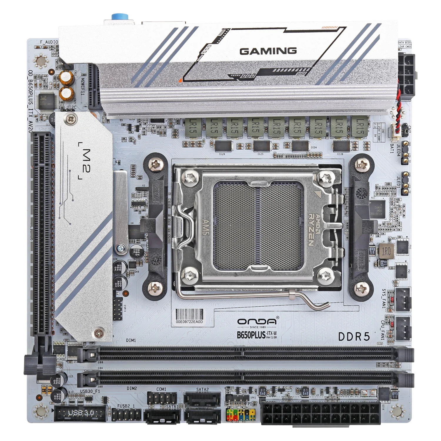 B650 itx placa-mãe am5 para processador amd ryzen 7000 8000 série