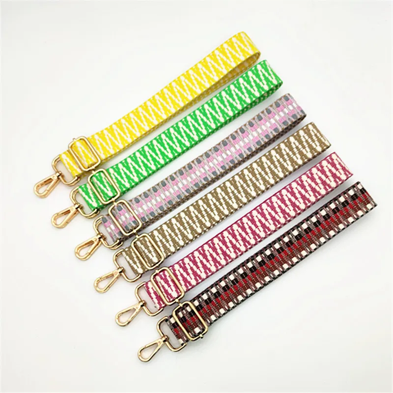 

New Woven Shoulder Belt Women's Shoulder Strap Replacement Purse Strap Crossbody Diy Crochet Bags Accessories