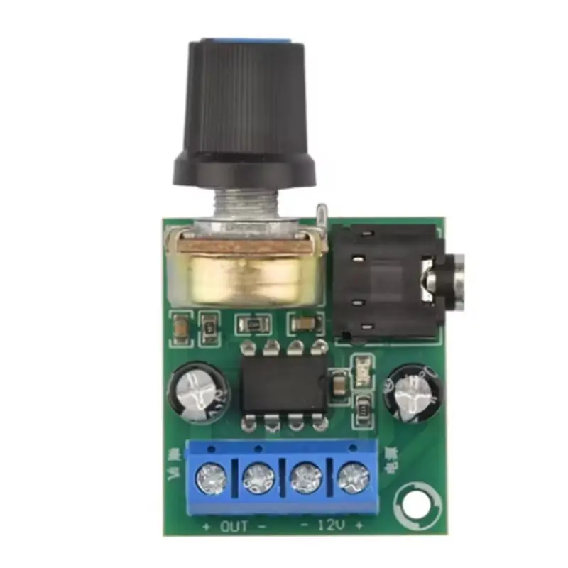 YSS-LM386 10W Audio Amplifier Board 1PC Mono 3.5Mm DC 3-12V Volume Control Mini AMP Module Adjustable Volume