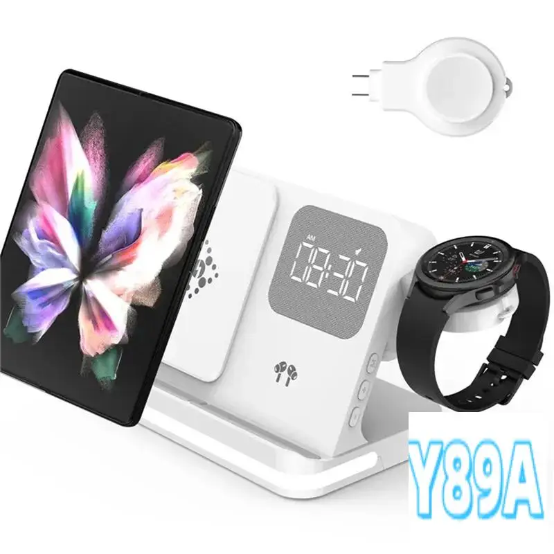 

GO-Wireless Charger Stand For Iphone 15 14 Iphone Watch Charging Station Holder