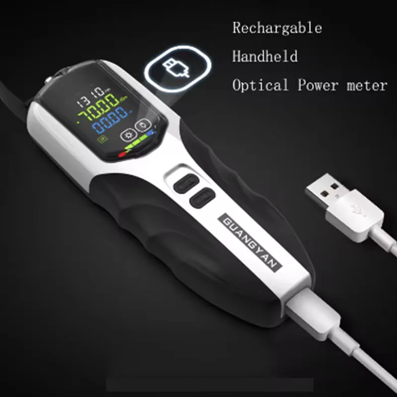 

G7 Optical Power Meter High Precision Rechargeable Battery FTTH Fiber Optic Power Meter With Flash Light OPM FC/SC/ST