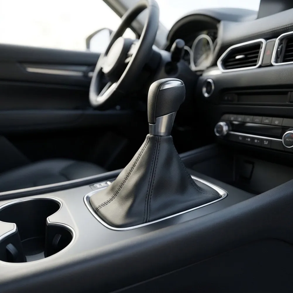 Leather Gear Shift Knob Boot Cover Designed Specifically for Land Rover For Freelander 2 Years 2008 Through 2012