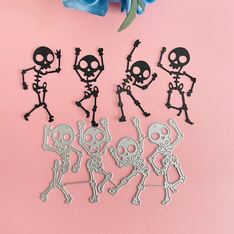 Halloween Skeleton skull decoration Metal Cutting Dies DIY Scrapbook Paper Cards Embossing Craft Die Cut handmade craft