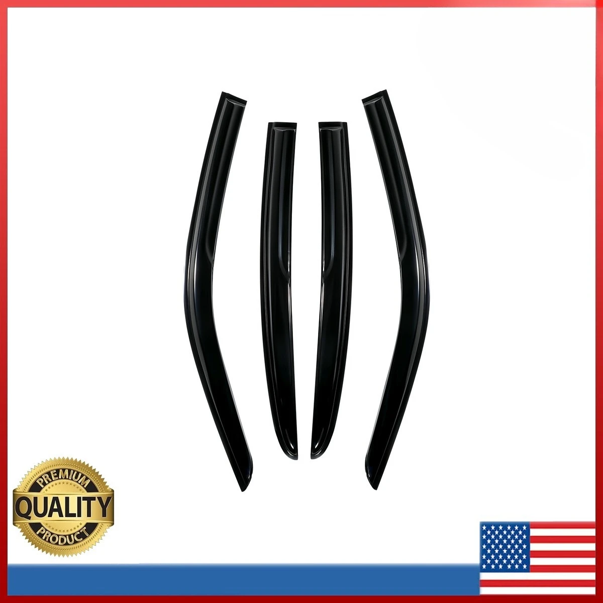 

For 2011-2023 Dodge Charger JDM Window Visors Sun Rain Guards Vent Shade NEW