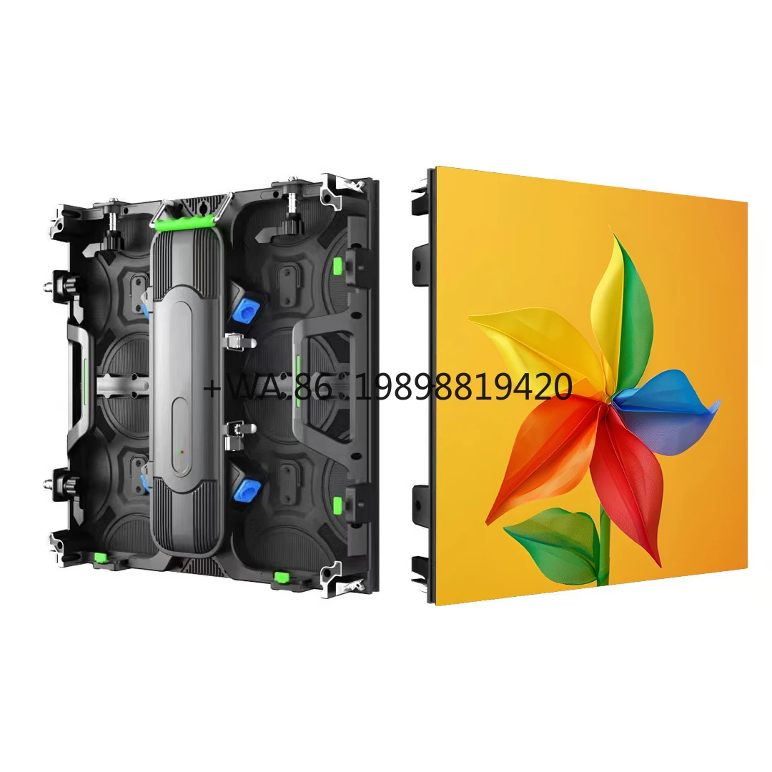 Anpassbarer LEDKING Indoor Rental P2.5 LED-Videowandschrank 500 * 500 mm Rental-LED-Vitrine Indoor GOB Protect LED-Video