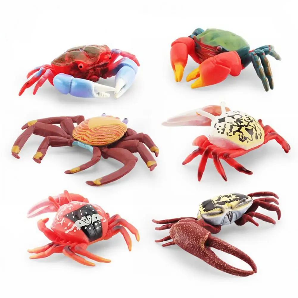 Realistic  Eco-friendly Animal Figurine Mini TV Table Ornament Vivid Look Sea Animal Model Miniature   Model Gift