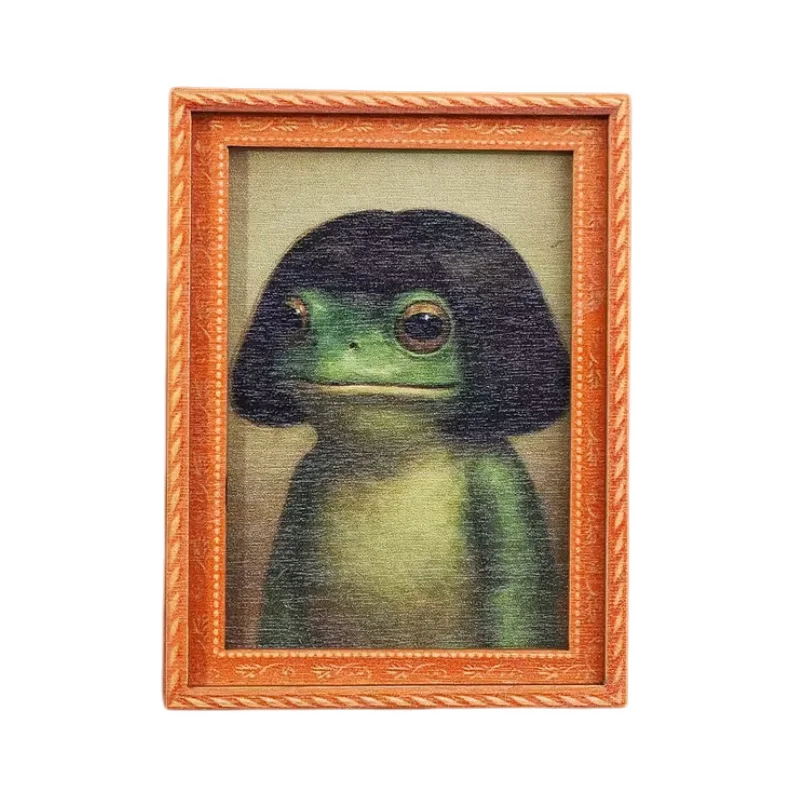 Engraved Wood Frame - Magnet kulkas bercorak lucu dan unik,
