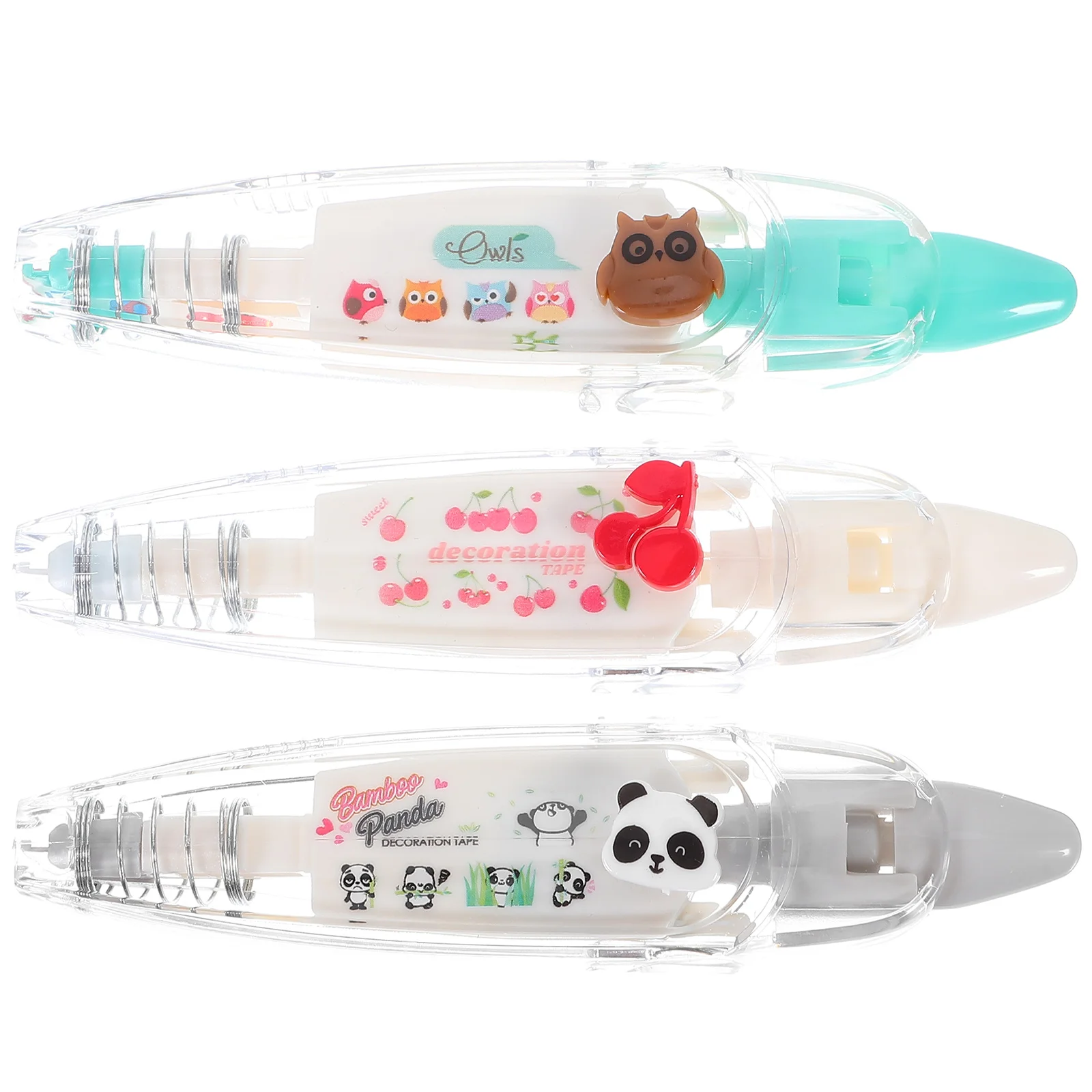 3 Stück CorrectionTape OwlCherryP aPatterns forDIY PlannersNotebooks ResistantPeeling PaperHasar Praktisches HighlightTape
