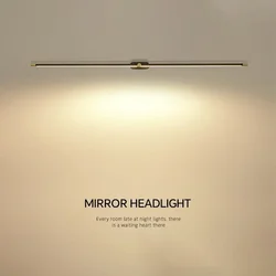 Modern LED Mirror Bathroom Wall Lamps For Study Room Bedroom Bedside Wall Sconces Decorative Wall Mirrors Lighting Fixture
