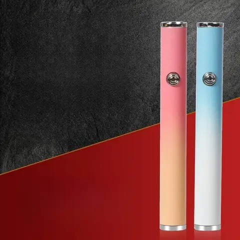 Gradient Color Mini Windproof Tungsten Wire Ignition USB Lighter Compact and Portable Button Silent Ignition Electric Lighters