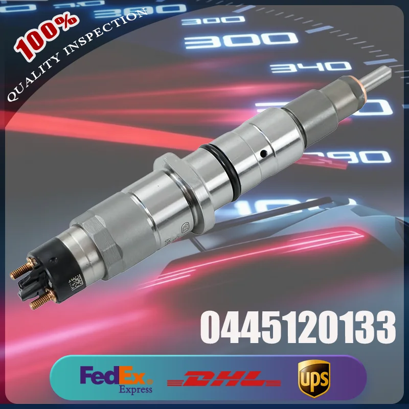 

Common Rail Fuel Injector for Cummins Engine QSC QSC8.3 QSL8.9 QSL9 Part Numbers 0445120133 4945463