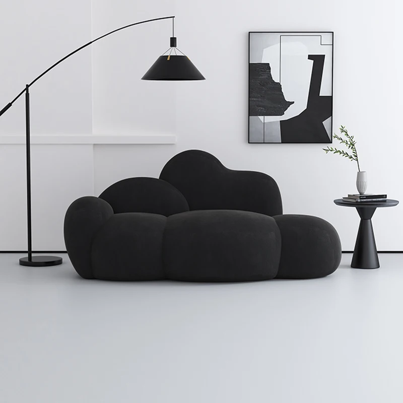 

Cloud Nordic Living Room Sofas Puffs Lazy Cute Minimalist Outdoor Sofa Bedroom Relaxing Human Dog Bed Muebles Home Furniture