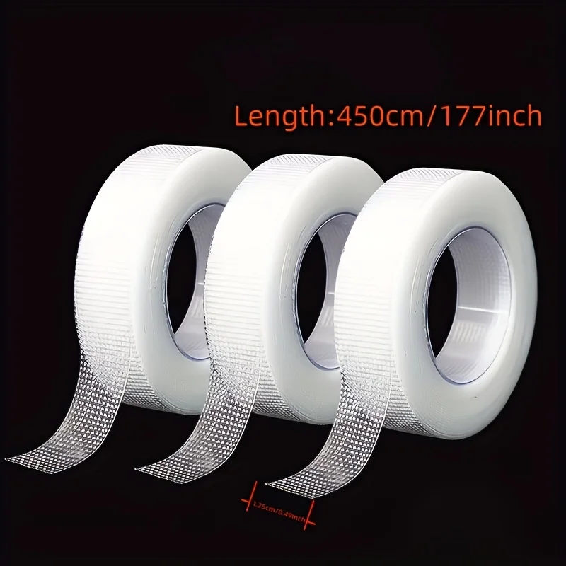 3 Rolls Breathable PE Tape Multipurpose Flexible PE Adhesive Tape Breathable Skin-Friendly Tape For Daily Household Medical Beau