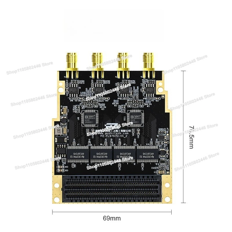 High Speed ADC DAC AD9767 Quad 125MSPS LPC Presented on All Major Platforms