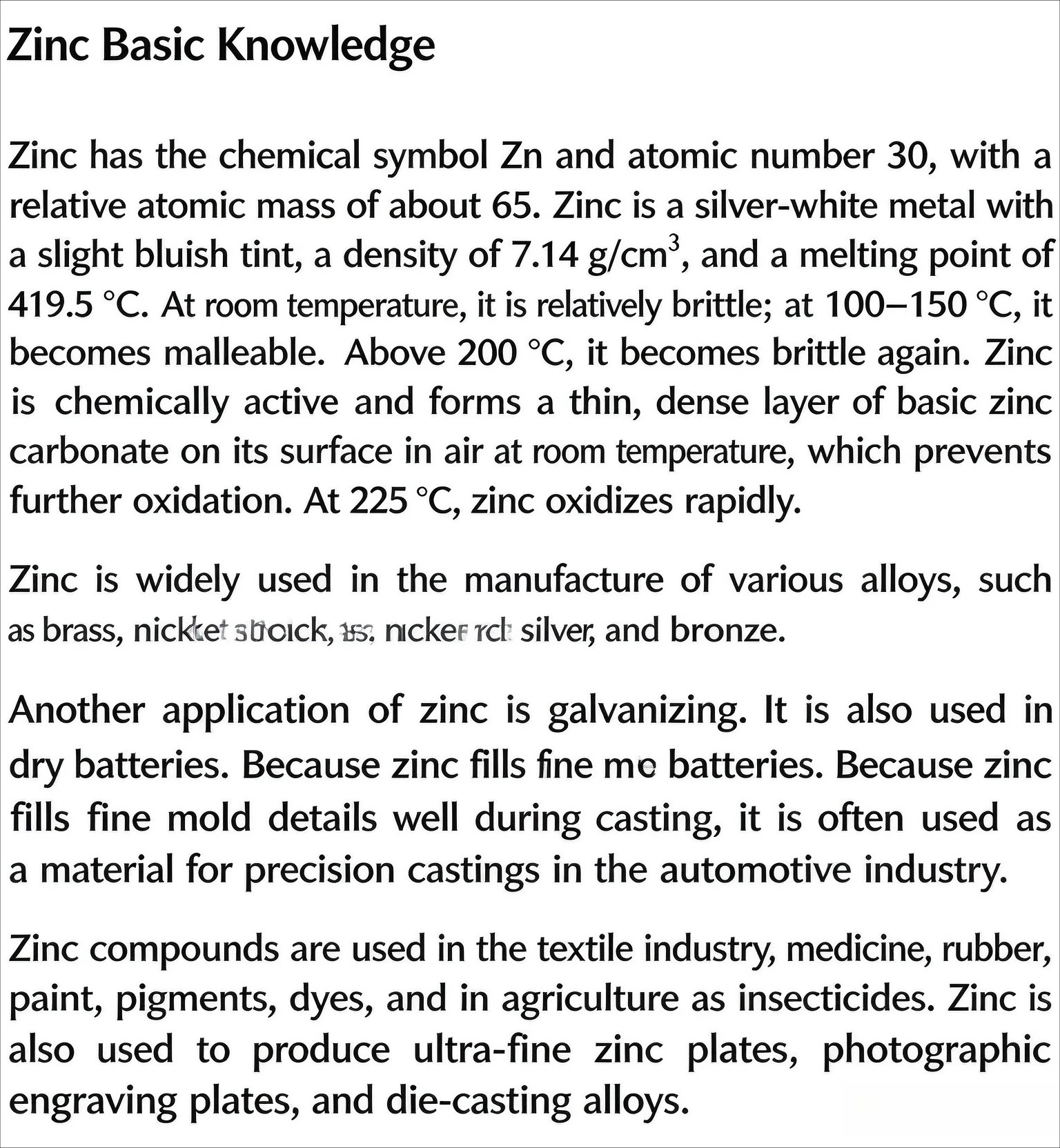 High Purity Zn Wire Zn99.99, Ultra Fine Zinc Metal Material, Zinc Rod & Granules, Tool Parts for Lab Experiments & Industry