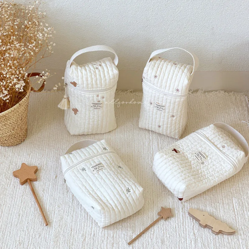 

New Maternity And Baby Bag Iightweight Baby Stroller Hanging Bag Multifunctional Embroidery Hand-held Baby Stroller Hanging Bag