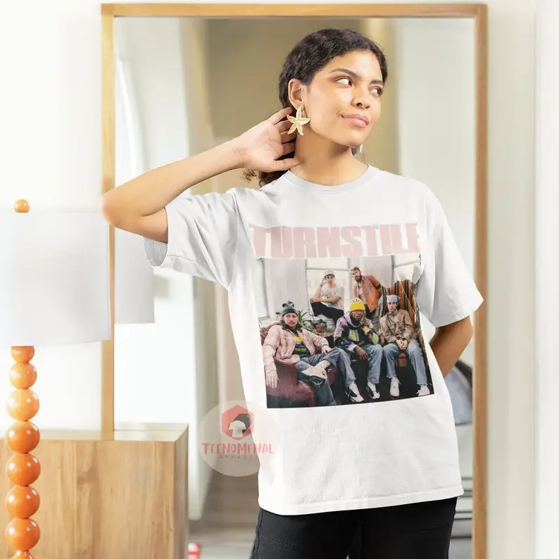 Turnstile Unisex T-Shirt - Rock Music Band Graphic Tee - Nonstop Feeling Album Shirt - Printed Music Merch For Gift