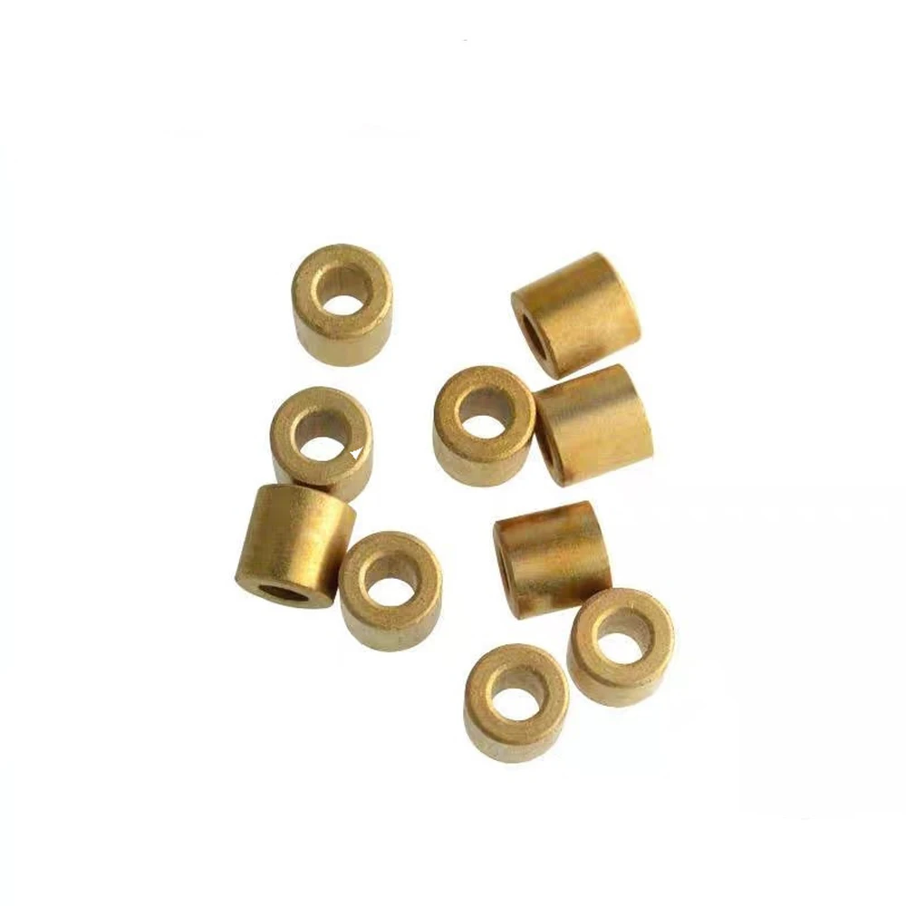 4 10PCS Porous Bearing Powder Metallurgy Oil Bronze Bush Guide Sleeve ID 6MM 6X8X3 6X10X4 6X12X6 5 8 10MM Precision Copper Base