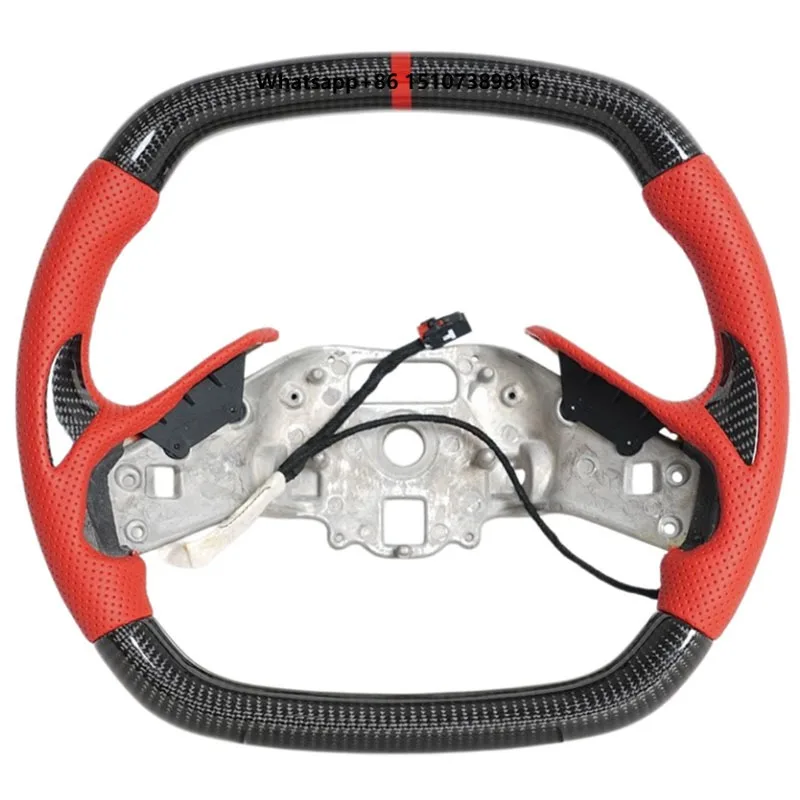 Real Carbon Fiber Steering Wheel for C8 2020-2025 Z51 Z06 Premium Interior Upgrade Accessories