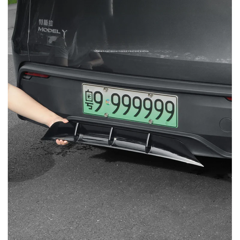 Rear Diffuser Lip Wind Knife For Model Y 2025 Juniper Rear Bumper Lower Surround Trim Sport Decor Exterior Accessories