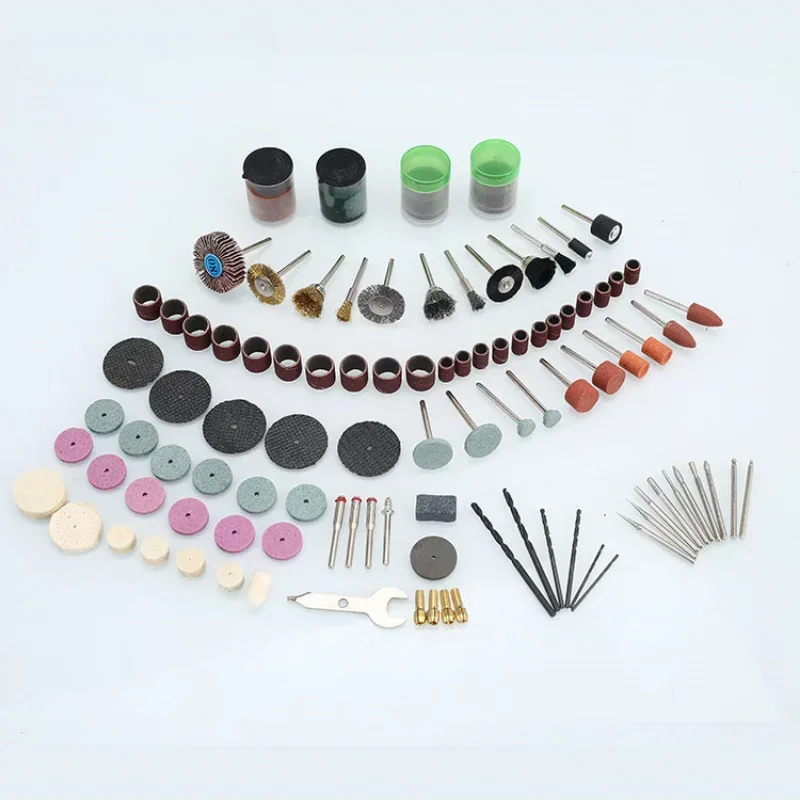 Electric Mini Drill Bit Kit, 147PCS Abrasive Rotary Tool Accessories Set, Sanding Polishing Cutting Engraving Heads