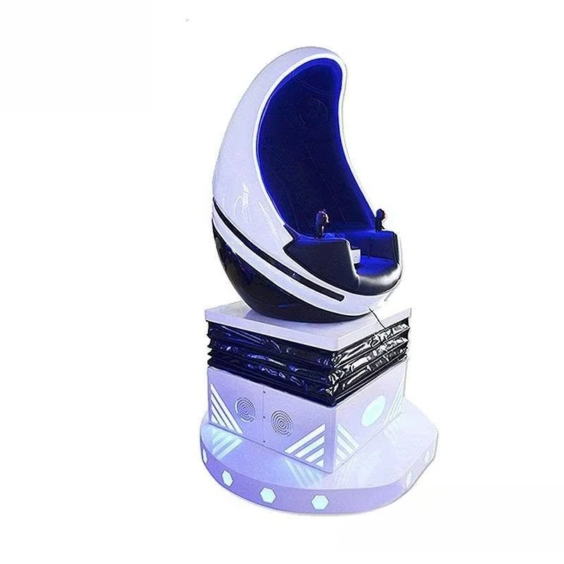 2026 New FL  9D VR Egg Chair Single Seater Cinema Game Machine 22-inch Touchscreen Controller Indoor Outdoor Metal Customized