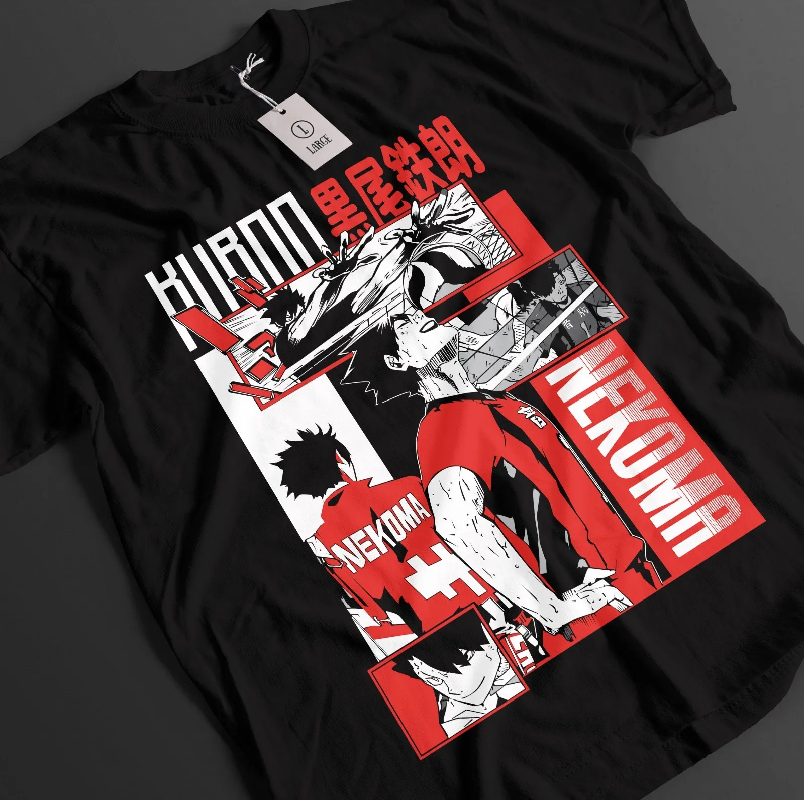 Haikyuu Shirt Shoyo Hinata Tshirt Kageyama T-Shirt Tsukki Kuroo Sport Anime Tee