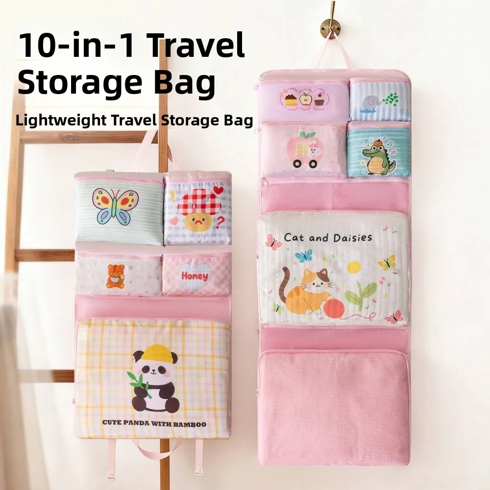 Travel Organizer Bag Underwear Separate Bag Ten in One Luggage Storage Bag Clothing Sorting Bag Tourist Essential by Baacho