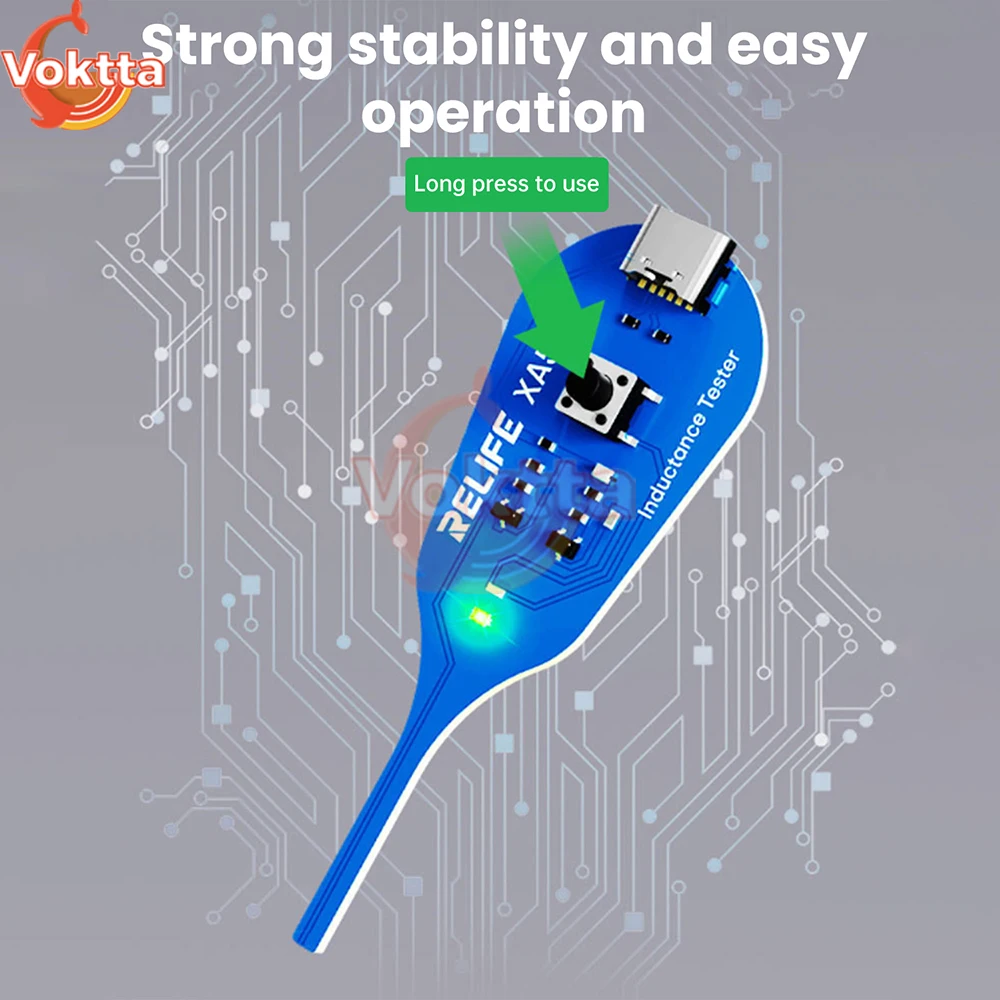 XA5 Inductor Detector Motherboard Coil Tester Quick Fault Checker Electromagnetic Induction Test PC Repair Tool Type-C Interface