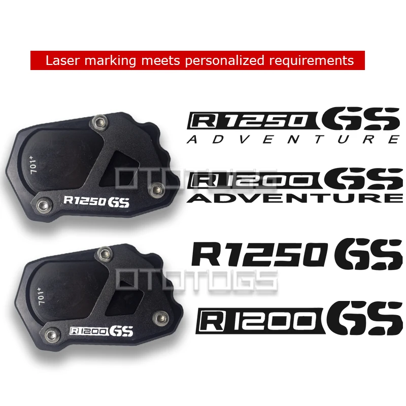 Kickstand Extender Side Stand For BMW R1200GS ADV LC R1250GS GSA Motorcycle Aluminum Alloy Extension Foot Pad Support Plate