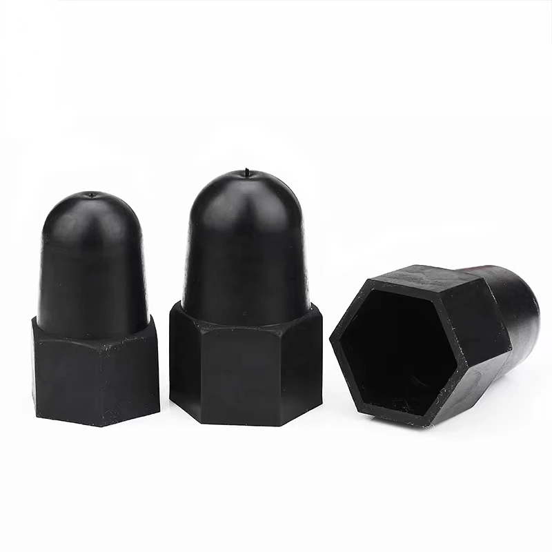 10Pcs M8 Hexagon Nut Bolt Plus Length Protection Cap Plastic Decoration Protection Cap Nut Cap Screw Cap Screw Sleeve