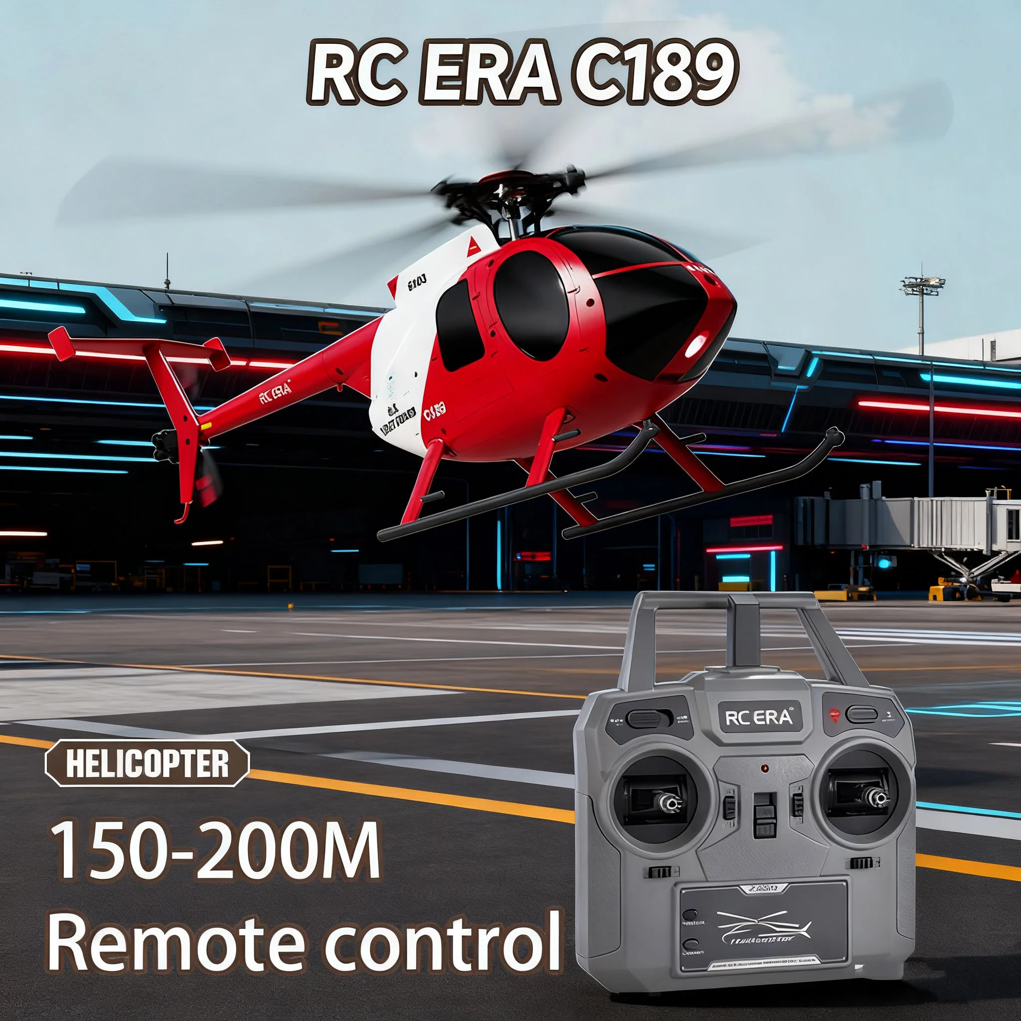

Радиоуправляемый вертолет ERA C189 MD500, бесщеточный двойной мотор, модель дистанционного управления, 6-осевой гироскоп, игрушка-самолет, взлет/уход в один клик