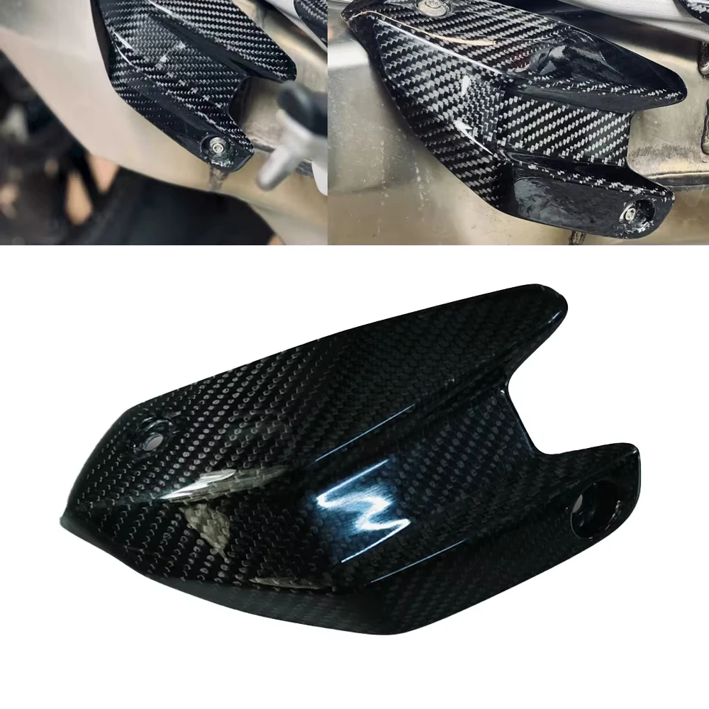 For BMW F900 XR F900XR F 900 R 2020 2021 2022 2023 2024 100% Carbon Fiber Muffler Cover Fairings Motorcycle Accessories