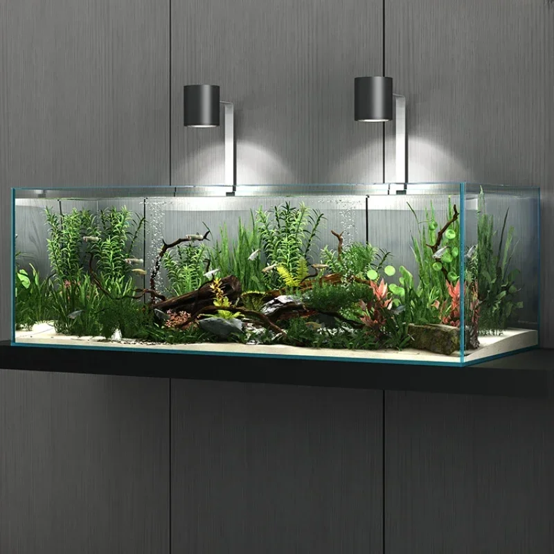 

Big Terrarium Aquariums Fish Tank Living Room Home Landscaping Vivarium Aquariums Fish Tank Turtle Bowl Peceras Products QF50FT