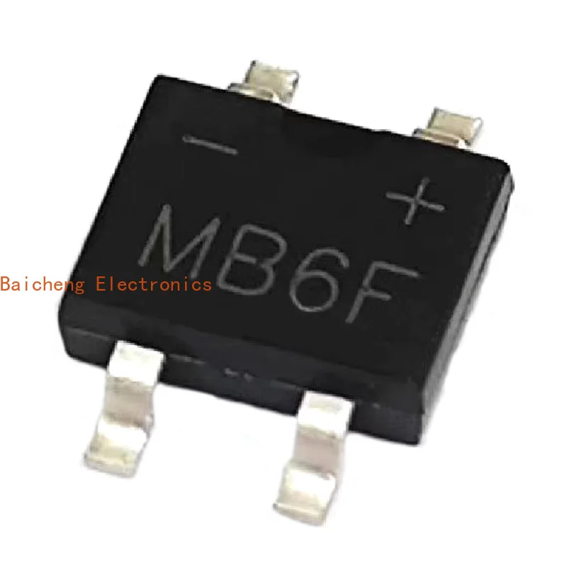 50PCS MB6F MB-F SMD Rectifier Bridge 0.5A 600V Ultra-thin Bridge Stacks